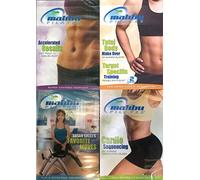 Malibu Pilates 4-Program Exercise Bundle - Susan Lucci's Favorite Aerobic Moves, Accelerated Body Results, Cardio Total Body Make Over & Target Trailing, and High Intensity Sequencing 5-DVD Set