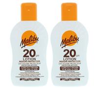 Malibu Protective Lotion SPF20 Waterproof Lotion 200ml x2pc