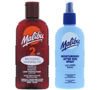 Malibu Soch Oil SPF2 200ML + After Sun Spray Balm 200 ml