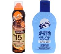 Malibu SPF15 Baume protecteur en aérosol 175 ml + Baume après bronzage de 200 ml