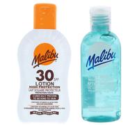 Malibu SPF30 baume imperméable 200 ml + gel après bronzage de 100 ml