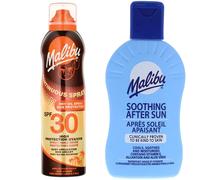 MALIBU SPF30 Protective Balm en aérosol 175 ml + Balm après bronzage de 200 ml