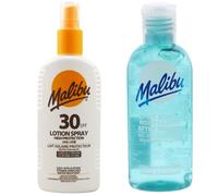 Malibu SPF30 spray imperméable 200 ml + gel après bronzage de 100 ml