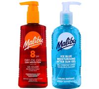 Malibu SPF8 Bronzing Sunscreen Gel 200 ml + Ice Blue After Sun Gel 200 ml
