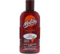 Malibu Sun Bronzing Fast Tanning Oil avec Beta Carotene et Tropical Coconut Fragrance 200ml
