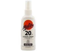 Malibu Crème solaire SPF 20 résistante à l'eau avec extrait de beurre de karité 100 ml