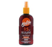 Malibu Suntan Dry Oil Spray Very Water Resistant SPF 15 Medium Protection