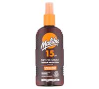 Malibu Rum Spray huile sèche bronzante – SPF 15 – protection moyenne – très résistante à l'eau