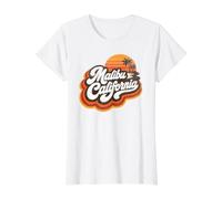 Malibu T-Shirt Graphique avec Valeur, Femme, Blanc, S