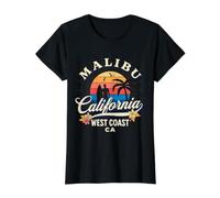 Malibu T-Shirt Graphique avec Valeur, Femme, Noir, XS