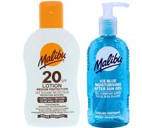 Malibu Waterproof Balm SPF20 200 ml + After Sun Gel 200 ml