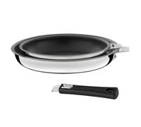 Cuisinox Malice - Série de 2 poêles 20/24cm revêtement céramique avec poignée noire