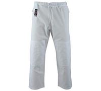 Malino Pantalon de Judo léger pour Enfant, Blanc Pantalon d'arts Martiaux Taille 150