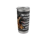 Malinois belges parce que les bergers allemands ont aussi besoin de héros Gobelet isotherme en acier inoxydable double paroi