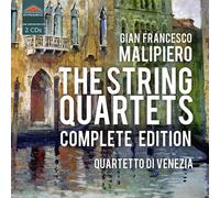 Malipiero / Quartetto Di Venezia - The String Quartets Complete E [Compact Discs]