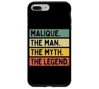 Malique The Man The Myth The Legend Citation personnalisée Amusante Coque pour iPhone 7 Plus/8 Plus
