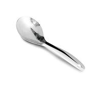 Mali'S 10564 - Cuillère de service à riz, cuillère à risotto, grande cuillère avec aspérités - Inox, 23.5 x 7.5 x 2 cm, Argent