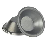 Mali's 43026, Moules à Pasteis De Nata, Lot de 6 moules, Ø 7 Cm x H 2,5 Cm, Aluminium revêtu, Noir
