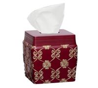 maliste de la bote de tissus carrs pour chambre d'amis pour table de salle de bain et bureau - porte-tissus durable et esthtique Rose lgante