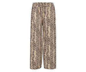 Malito 2306 Pantalon Marlène pour femme, imprimé animal, culotte douce et fluide, pantalon d'été ample, pantalon de loisirs tendance