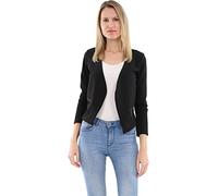 Malito Blazer sous Basic-Look avec Fermeture-éclair Costume 6040 Femme (M, Noir)