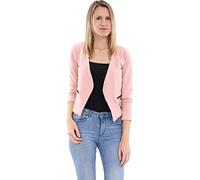 Malito Blazer sous Basic-Look avec Fermeture-éclair Costume 6040 Femme (M, Rose)