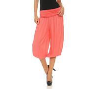 Malito Femme Pantalon Harem Pantalon Aladin Pantalon Yoga 1483 (Corail)