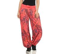 Malito Femme Pantalon Motifs Harems Bloomers Baggy 3485 (Corail)