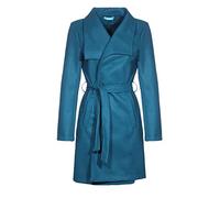 malito Femme Trenchcoat chic Manteau d´Hiver Veste Automne 15142 (bleu pétrole, S)