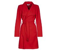 malito Femme Trenchcoat chic Manteau d´Hiver Veste Automne 15142 (rouge, XL)