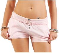 Malito Hotpant Design Classique Pantalon été Short 6086 Femme (S, Rose)
