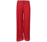 malito more than fashion Pantalon plissé pour femme - Pantalon ample et fluide en mousseline de soie - Pantalon d'été long - Pantalon Marlène tendance 883, bordeaux, S-M