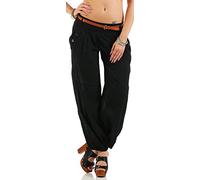 Malito Pantalon Bouffant IN einture Pantalon de Loisirs Camaïeu 6017 Femme