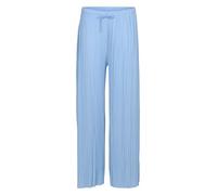 Malito - Pantalon plissé pour femme - Pantalon ample et fluide en mousseline de soie - Pantalon d'été long - Pantalon Marlène tendance 883, Bleu ciel, L-XL