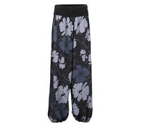 Malito - Sarouel Femme Imprimé Floral Bouffant Aladin 1485 - Respirant et Doux pour la Peau - Loisirs et Plage (XS-XL)