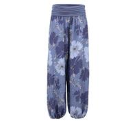 Malito - Sarouel Femmes Bouffant Floral - Fin et Respirant Loisirs Plage - Doux Peau (XS-XL)