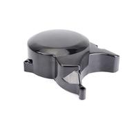 MALIYAE Couvercle Stator Moteur Couvercle De Carter De Moteur Horizontal pour Moto 110cc 125cc, Protection De Carter Plaque De Stator D'allumage(Black Plastic)