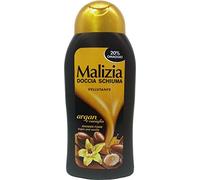 Malizia - Gel douche moussant, velouté, argan et vanille - 300 ml