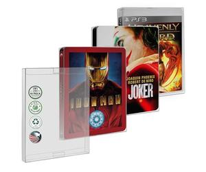 MALKO Steelbook Lot de 10 étuis de Protection compatibles avec : 4K UHD | Blu-Ray | vidéo flèche avec Housse | Criterion Blu Ray Case | PS3 PS4 PS5 Games & Steelbooks