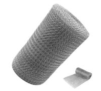 Malla de acero inoxidable en store - Malla metálica con doble capa de agujeros | Bloqueo flexible para evitar que los huéspedes no deseados se acerquen, malla de alambre para rellenar agujeros y evita