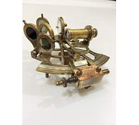 Malla Inc. Nautical J Scott London Sextant en laiton massif 12,7 cm