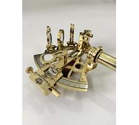 MALLA INCORPORATION ; A TRULY HANDCRAFTED FOR YOU Sextant de navigation nautique en laiton brillant avec finition polie