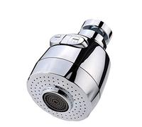 Mallalah 360 Rotation Pivotant Evier Robinet Buse Filtre Adaptateur Économie D'eau Aérateur Diffuseur Cuisine Accessoires (court)