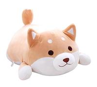 Mallalah Shiba Inu Étreindre Oreiller Peluche Poupées Mignonnes Doux Enfants Endormi Confort Coussin Jouet pour Chaise de Canapé Voiture Anniversaire