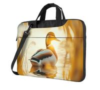 Mallard Duck On The Water Sac pour ordinateur portable 15,6" Housse rembourrée pour homme et femme
