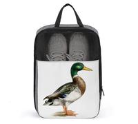 Mallard Duck Sac à chaussures rétro pour voyage, usage quotidien, sac de rangement anti-poussière pour chaussures de golf