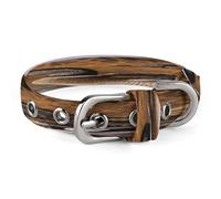 Mallard Ducks Collier réglable pour chien en acier inoxydable avec anneau en D en tissu Oxford et boucle en métal pour chien de petite et moyenne taille