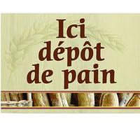 Mallard Ferriere - Pancarte 20 X 15 Ici Depot De Pain