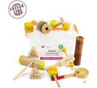 Malle 10 Instruments en bois pour les petits - FUZEAU G