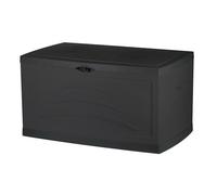 Malle De Jardin Gris Anthracite - 500 Litres - Maxi Serena Eda Plastiques Gris